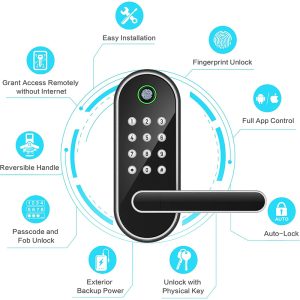 Sifely Keyless Entry Fingerprint Smart Door Lock