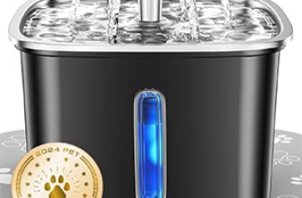 Veken Stainless Steel Cat Water Fountain