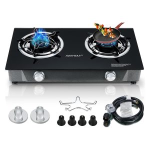 Propane Stove 2 Burner with Auto Ignition (26,000 BTU):