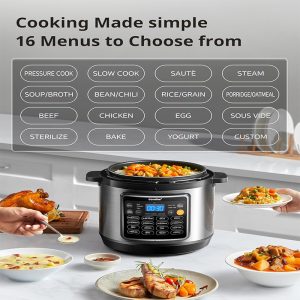 COMFEE’ 16-in-1 Electric Pressure Cooker