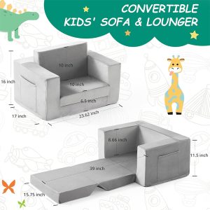 2-in-1 Kids Couch Review: The Perfect Convertible Toddler Chair for Ages 1–3