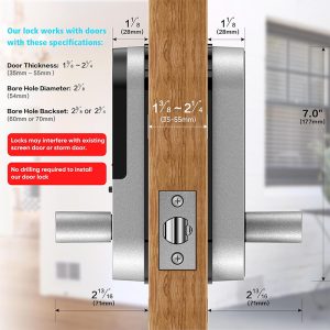 Sifely Keyless Entry Fingerprint Smart Door Lock