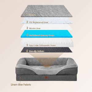 EHEYCIGA Memory Foam XL Dog Bed