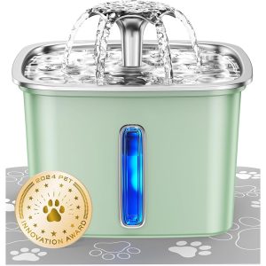 Veken Stainless Steel Cat Water Fountain