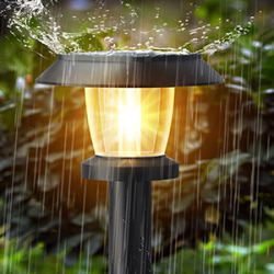 ALEPOD Solar Pathway Lights Outdoor (8 Pack) – Waterproof Garden Lights with 3 Modes for Yard, Walkway & Driveway (Warm White)
