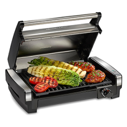Hamilton Beach Indoor Searing Grill Review: Compact, Smokeless Grilling at Home