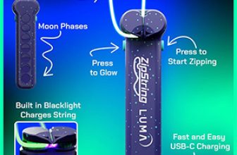 Luma Glow-in-the-Dark Flying Toy – Patented String Loop Design with LED Lights for Endless Tricks, Shapes, and STEM Fun