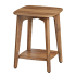 Furinno Classic Homey Square Parsons Side End Table – 1-Pack (Black)